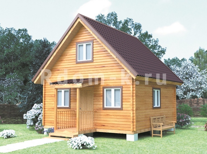 Брусовой дом «Классика» 5х4