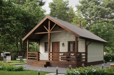 Дачный дом «Рассвет» 6х6