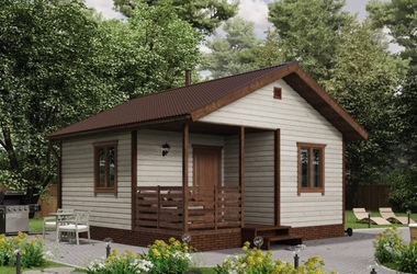 Дачный дом «Уютный» 6х6