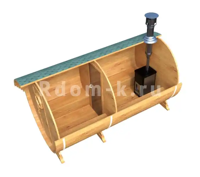 Круглая баня «Ирма» 4,5м