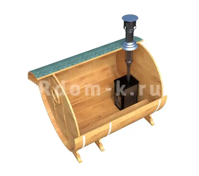 Круглая баня «Лаура» 3,0м