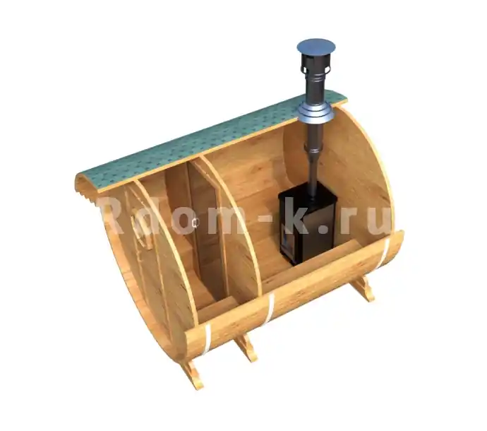 Круглая баня &laquo;Одри&raquo; 3,0м