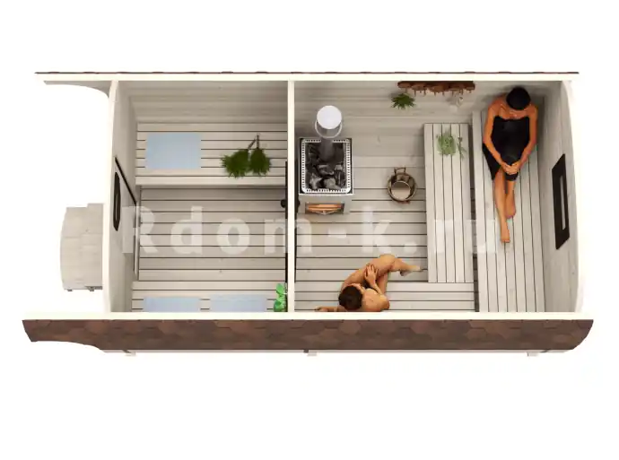 Квадробаня «Классик-2» 4,5м