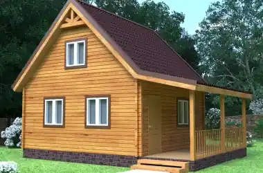 Брусовой дом &laquo;Классика&raquo; 6х6