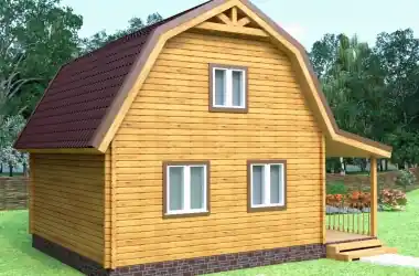 Брусовой дом &laquo;Классика&raquo; ЛК 6х6